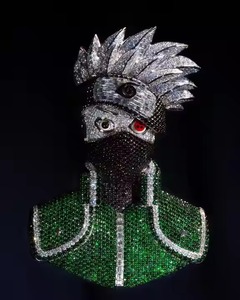 Premium Quality 3A Large Joker Cartoon Pendant CZ Hop Hip Iced <b>Simulated</b> <b>Diamond</b> Customized Gift Available at Affordable Price - Product Image 1