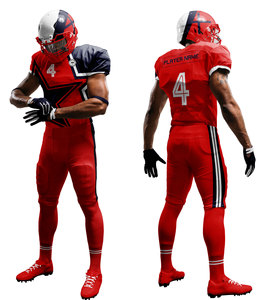Uniformes de football américain XL pour jeunes de haute qualité conçus sur mesure, maillots de style pantalon avec option de nom de joueur d'équipe - Product Image 1