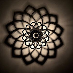 Lámparas Decorativas de Lujo Ecológicas con Forma de Flor de Hierro, Ligeras para el Hogar y la Oficina, para Celebraciones de Diwali, Ramadán y Bodas - Product Image 1