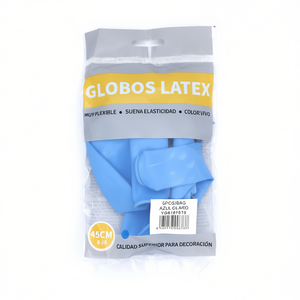 ลูกโป่งลาเท็กซ์ปาร์ตี้เลิฟ 45 ซม. สีฟ้าอ่อน R18 สำหรับตกแต่ง - Product Image 2