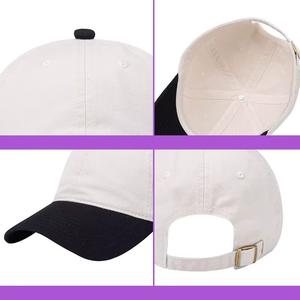 Gorra al por mayor de fábrica con logotipo personalizado, gorra bordada impresa al por mayor, gorras y sombreros de béisbol para el sol de verano - Product Image 5