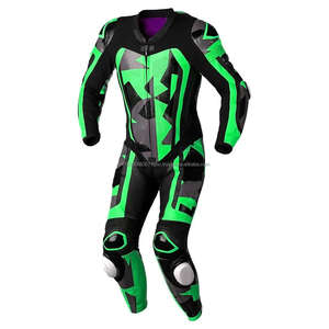 Traje de Carreras de Motocicleta Alpinestar de Una Pieza, Traje de Cuero Vacuno para Motociclistas con Diseño Personalizado - Product Image 3
