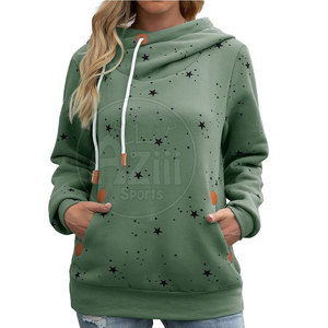 Sudaderas con Capucha Casuales de Invierno para Mujer, Fabricadas en Pakistán, con Color y Logotipo Personalizados, con Logotipo Frontal - Product Image 1