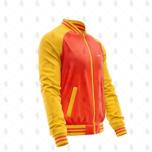 Chaqueta Varsity para Hombre, Ropa de Invierno Informal, Tela de Forro Polar de Primera Calidad, Cuello Alto, Cierre de Cremallera, Fabricante Mayorista - Product Image 4