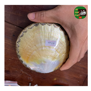 Ensemble de service en nacre irisée: Plat à caviar/sashimi, huître à lèvres dorées, assiette en nacre Offres Spéciales pour servir - Product Image 2