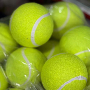 Balles de tennis de plage de couleur personnalisée de qualité supérieure Balle de cricket en caoutchouc de conception de logo de haute qualité pour application sportive d'entraînement - Product Image 1