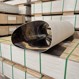 Panel de PVC con Diseño de Mármol Ecológico, Panel 3D con Protección UV para Revestimiento de Paredes Interiores de Apartamentos Modernos - Product Image 2