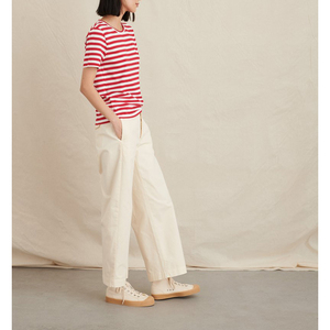 Women's High Quality Red & <b>White</b> Embroidery Printed <b>Shirt</b> Casual Short Length Wholesale - Product Image 3