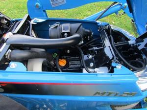 High Performance 35HP for Engine 4X4 Wheel Tractor Loader with Quick Attach Bucket Blue Farm Use - Product Image 5