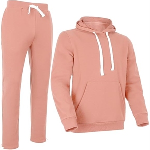 Pull à capuche pour homme avec poches Ensemble pantalon de gymnastique Survêtement tricoté avec logo personnalisé et imprimé pour homme 2025 - Product Image 3