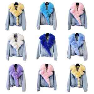 Ventes en gros en Europe et en Amérique, vestes en jean personnalisées avec logo, vestes en jean unies personnalisées, effet délavé, effet acide, vente chaude 2024, veste en jean pour femmes - Product Image 5