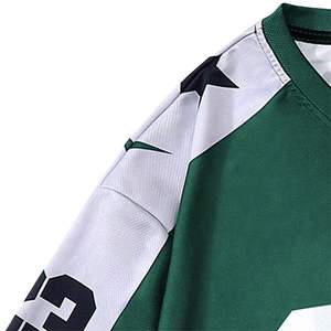 Maillot de football à manches courtes en maille sublimée de bonne qualité, nom et numéro d'équipe personnalisés, vêtements de sport en polyester de haute qualité - Product Image 5