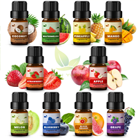 Huile parfumée fruitée à longue durée de vie et à forte intensité pour l'aromathérapie, huile de myrtille, d'ananas et de fraise pour diffuseur