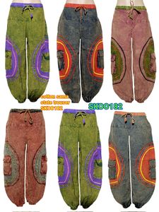 SK Noor กางเกงผ้าฝ้ายสำหรับผู้ชาย, กางเกงแฟชั่นดีไซน์แบบปะติดผ้ายืดหยุ่นระบายอากาศได้ดีผ้าสำหรับฤดูร้อน - Product Image 3