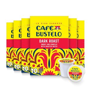 Café Bustelo Tostado Oscuro, Cápsulas de Café Individuales, 10 Unidades (Paquete de 6) - Product Image 4