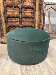 Pouf d'appoint moderne en bois pour siège pouf ottoman couleurs personnalisées tissu pour appartement ou villa salon banc ou repose-pieds - Product Image 4