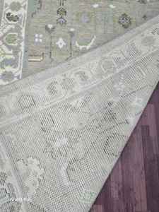 พรมตุรกีสไตล์วินเทจวิ่งขนแกะสีเทา3X5ขนาดเล็กแบบดั้งเดิมงานแฮนด์เมดสไตล์วินเทจสูงประตูห้องนั่งเล่นห้องน้ำมีขนาดไม่เกินกอล์ฟ - Product Image 4