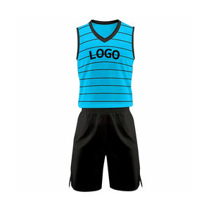 Ensemble d'uniformes de basketball personnalisés pour hommes pour les clubs scolaires/communautaires - Maillot et short respirants pour l'entraînement et les tournois - Product Image 6