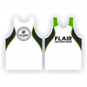 ชุดเสื้อกล้ามชกมวยชุดออกกำลังกายเสื้อกล้ามกางเกงขาสั้นเสื้อกล้ามสำหรับนักสู้คิกบ็อกซิ่ง - Product Image 3