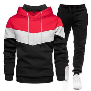 Chándal para hombre con pantalones cónicos delgados Chaqueta de cuello alto y diseño moderno para deportes y trajes Casuales - Product Image 3