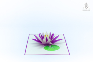 Carte-cadeau en papier artisanal bricolage à prix compétitif artisanat Pop-up 3D carte de voeux en forme d'arbre de fleur vietnamienne idéale pour donner - Product Image 2