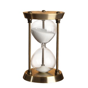 Low Price.High on Demand Table Top Brass <b>Hourglass</b> Brass <b>Sand</b> Timer With Wood Base From Indian . - Product Image 5