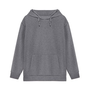 Sweat à capuche pour homme automne et hiver logo personnalisé sweat à capuche chaud pour couple pur coton broderie sport sweats à capuche amples - Product Image 6