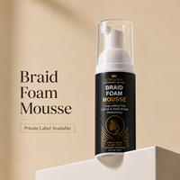 Mousse coiffante personnalisée avec logo, fournisseur de mousse coiffante à marque privée, mousse coiffante à tenue forte