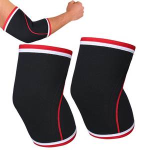 Manchon de coude en polyester élastique respirant en néoprène, soutien de bras de sport professionnel, protection douce – Vente chaude du fabricant - Product Image 1