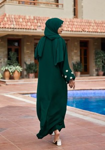 Abaya 2025 modesto vestido elegante cómodo Venta caliente musulmán Eid vestido para Primavera Verano ODM suministro calidad barato - Product Image 2