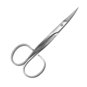 Tijeras para cutículas, hoja recta Extra fina, afilada, de acero inoxidable, súper delgada, manicura rusa, cuidado profesional de uñas, belleza pequeña - Product Image 3