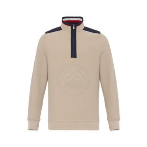 Suéteres de media cremallera hechos de lana de algodón para hombre, suéteres de último estilo para hombre, suéteres para hombre recién llegados 2024 - Product Image 1