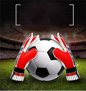 Vente en gros de gants de football en cuir de haute qualité du fabricant Gants de football d'entraînement Sports Meilleurs gants de gardien de but antidérapants - Product Image 3