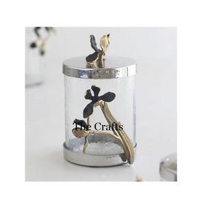 Fabuleux Design Aluminium Et Verre Chocolat Serveur Boîte Vaisselle Snacks Chocolat Boîte De Service À Bas Prix - Product Image 1