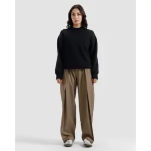 Pull en cachemire tricoté à motif géométrique basique pour homme, style coréen, pull d'hiver avec capuche, design respirant, décoration logo - Product Image 5