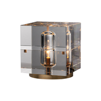 Lampes de bureau Offre Spéciale maison hôtel décor lumière LED Table de Restaurant luxe moderne Portable lampe de Table en cristal