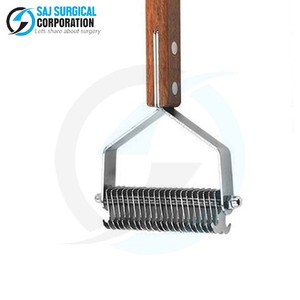 Rastrillo Industrial para mascotas de diseño personalizado, Extra fuerte, 14 dientes para criadores profesionales, gran volumen, aseo, abrigo grueso, razas - Product Image 6