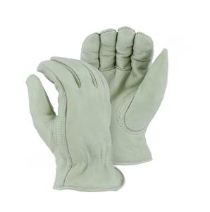 Cómodos guantes cálidos de cuero de vaca para conducir para hombres - Product Image 2