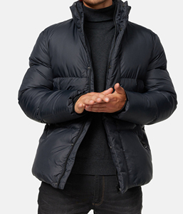 Veste matelassée coupe-vent pour homme et femme, col montant, pour la randonnée en montagne, style urbain - Product Image 3