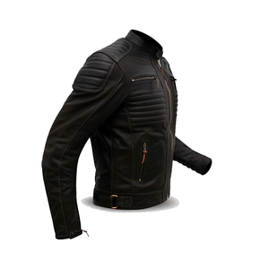 Chaquetas de Motocicleta de Cuero de Invierno Más Vendidas, Mejor Precio, Transpirables, Impermeables, Talla Grande, Chaqueta con Logotipo Único para Hombre - Product Image 5