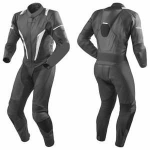Trajes de moto de cuero de alta calidad con logotipo personalizado de proveedor directo de fábrica/Diseña tu propio traje de moto de hombre de color sólido - Product Image 5