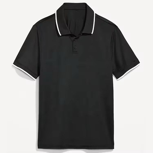 เสื้อยืดโปโลผู้ชายทรงสลิมฟิตเสื้อผ้าฝ้ายระบายอากาศได้ดีแบบลำลองสำหรับฤดูร้อน - Product Image 1