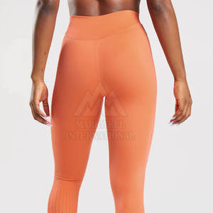 Meilleure Vente – Dernier Style – Leggings de Yoga Taille Moyenne Unis 100% Coton – Confortables, Élastiques, Séchage Rapide, Respirants, Haute Qualité, Faible MOQ - Product Image 6