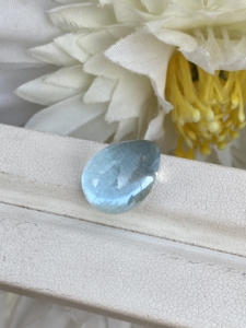Cabujones naturales con forma de pera Aguamarina de color superior, piedra con buen brillo, piedras preciosas sueltas para hacer joyas de 12,33 quilates - Product Image 2