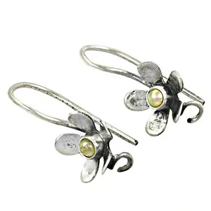 Boucles d'oreilles pendantes en argent 925 avec perle, bijoux pour femmes - Product Image 3
