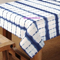 Nappe de table indienne en coton tissé à la main, moderne, jetable, personnalisable, imprimée, toutes saisons, couleur rose, décoration de la maison pour le Nouvel An