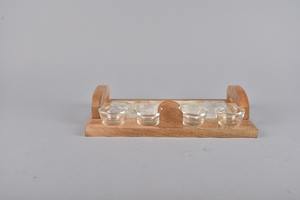 Handicrafts Rectangular Shape Bone Inlay Tray Home Decorative Tray for Coffee Table Unique Pattern Try Bone <b>Craft</b> - Product Image 2