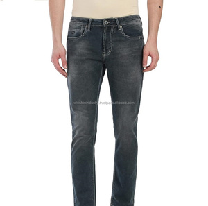 2026 Best Designing Denim Jeans Pants for Men's Slim and Fit Skinny Pant Wholesale Rate Customized Logo Outdoor Wear - Product Image 3