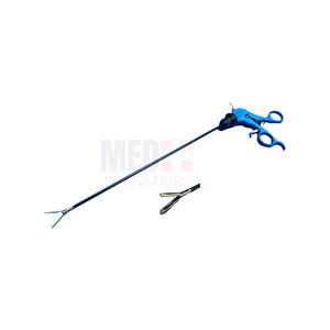 Pinzas intestinales para laparoscopia quirúrgica Dorsey de 5mm x 31cm, pinza de acero inoxidable, fuente de alimentación Manual, mandíbula fenestrada - Product Image 6