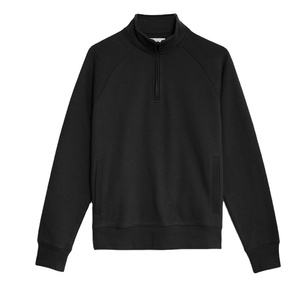 Fabricant de vêtements, vente en gros, sweat à capuche pour homme personnalisé, demi-zip, tendance, épais, polyester et coton, vente en gros - Product Image 2